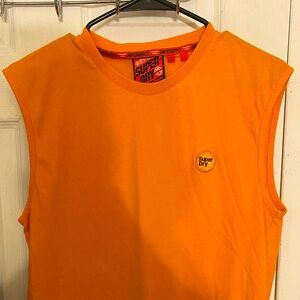 Super dry Organic Cotton Collective Oversized Vest Size Small